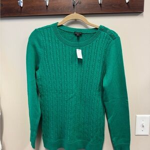 New with tags Talbots cable knit sweater